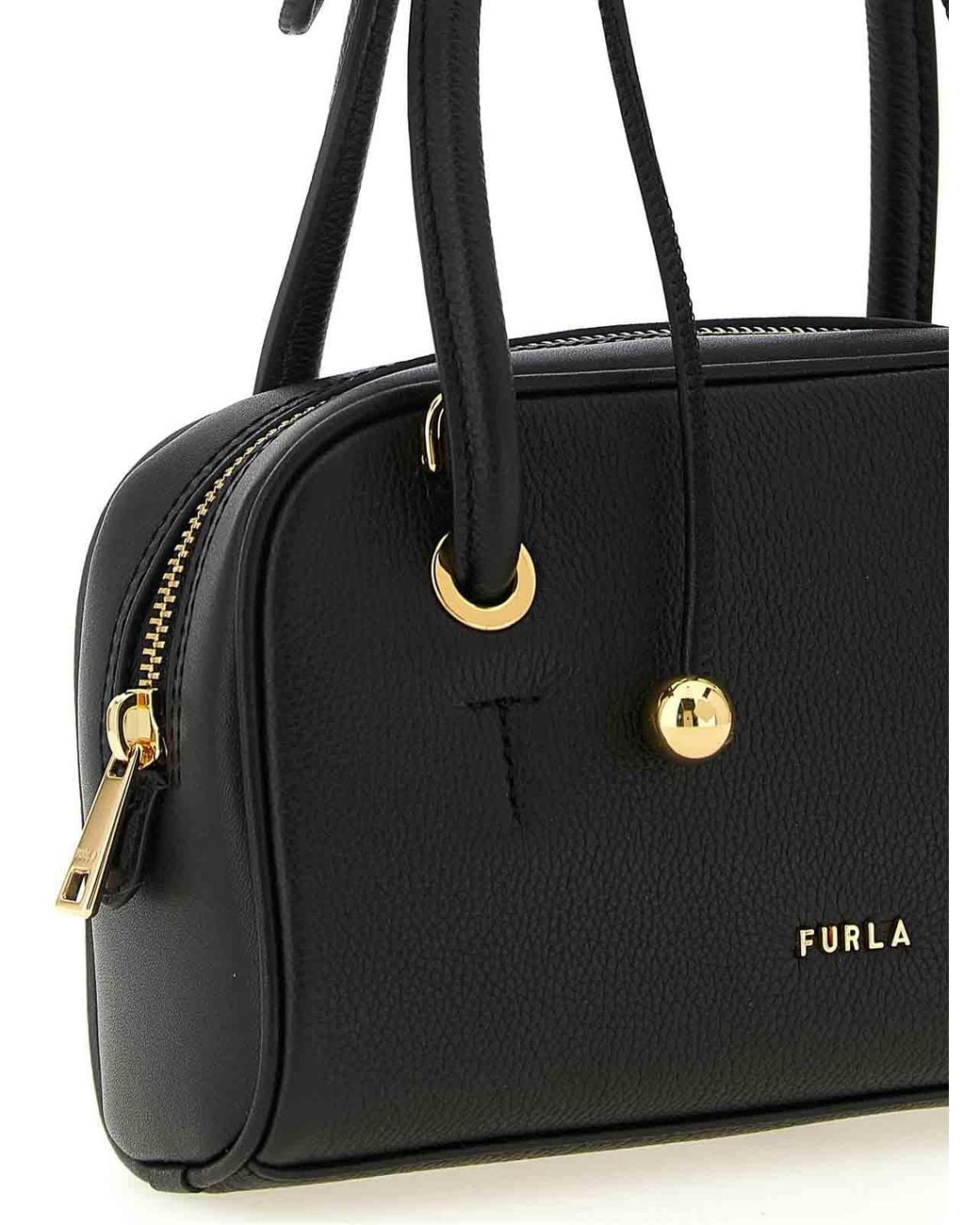 Furla Black Poppy S' Handbag