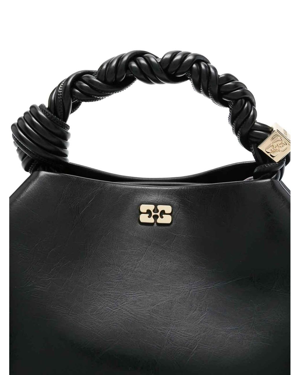 Ganni Small Handbag Bau in Black | Lyst