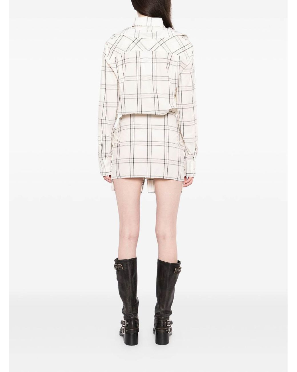 The Attico White Mini Dress