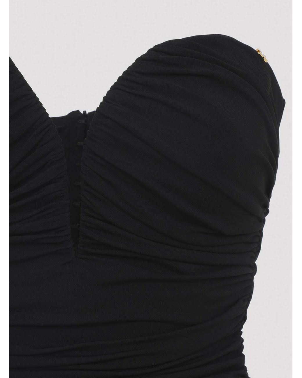 Elisabetta Franchi Black Mini Dress
