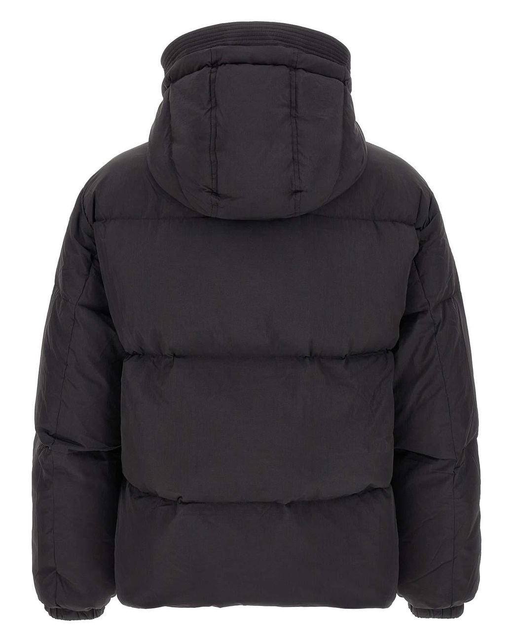 DIESEL Black W-Rolfys-Wrd' Down Jacket for men