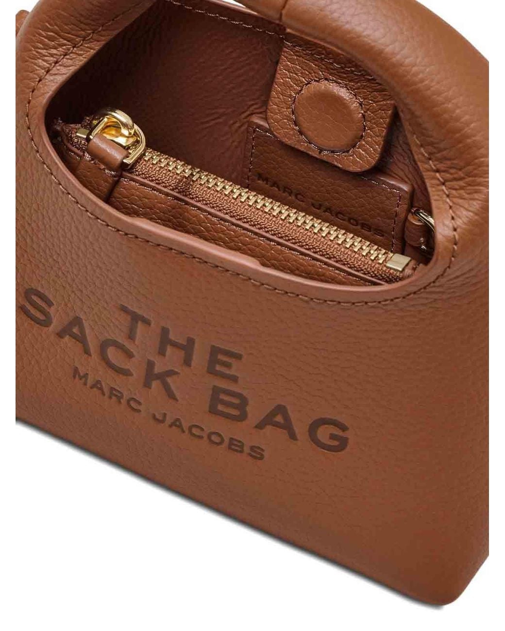 Marc Jacobs Brown The Crossbody Sack Micro