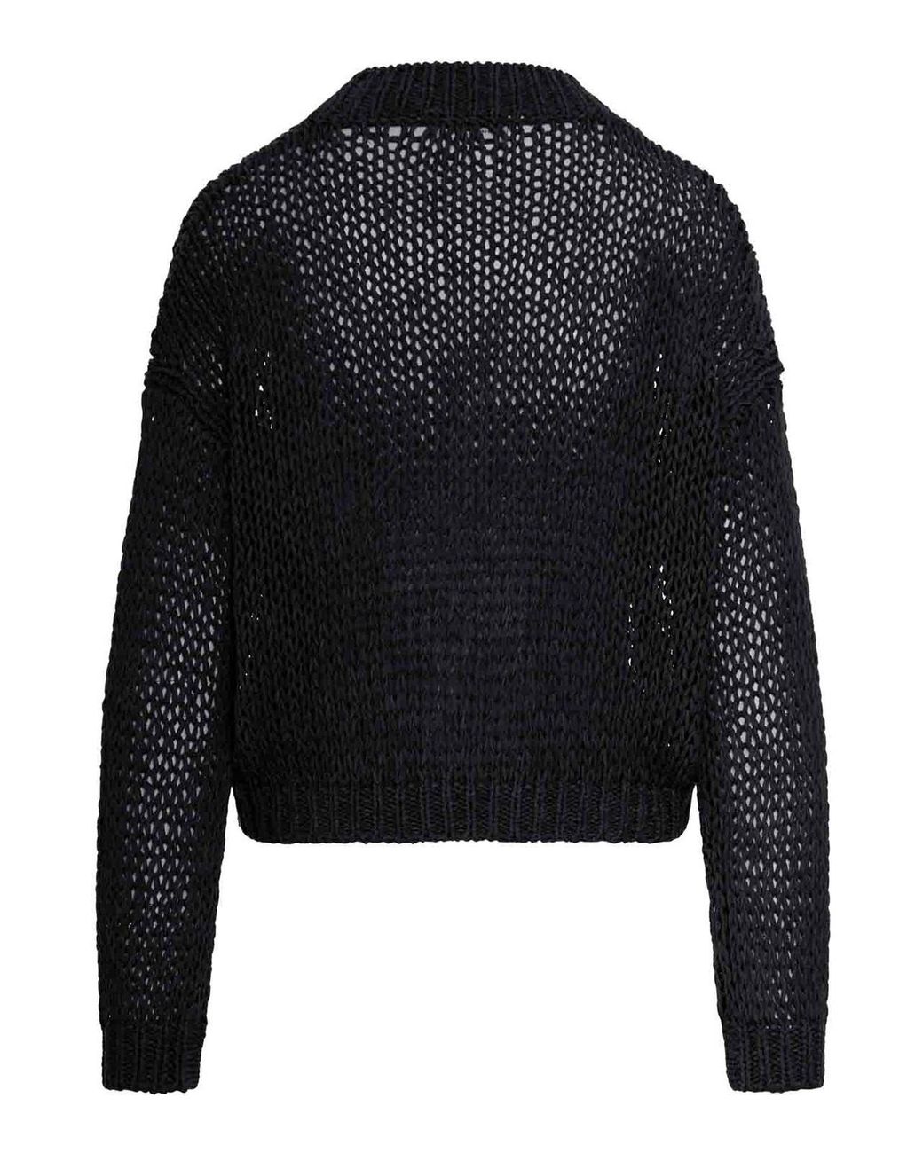 Roberto Collina Black Cropped Cardigan