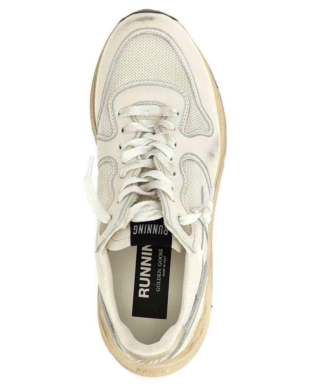 Golden Goose Deluxe Brand White Sneakers With Signature Star Patch