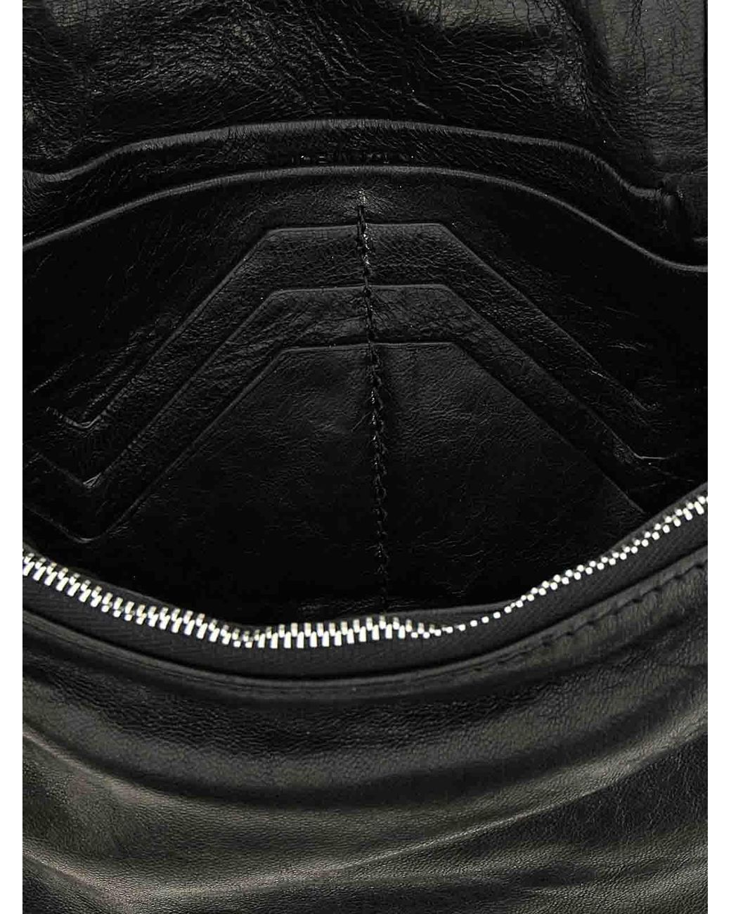 Rick Owens Black Pillow Griffin' Clutch