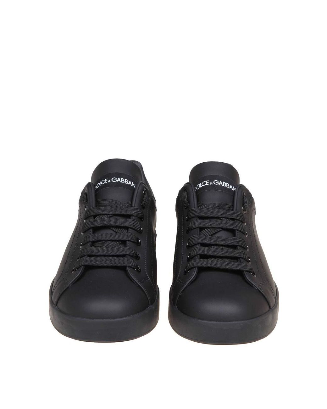 Dolce & Gabbana Black Portofino Sneakers for men