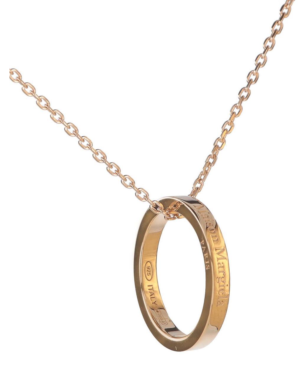 Maison Margiela White Necklace With Pendant