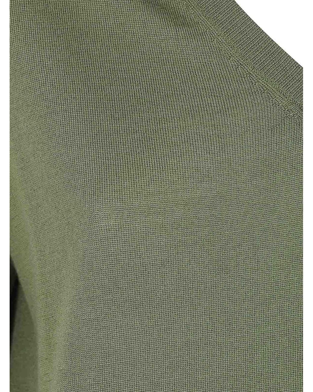Aspesi Green V Neck Sweater
