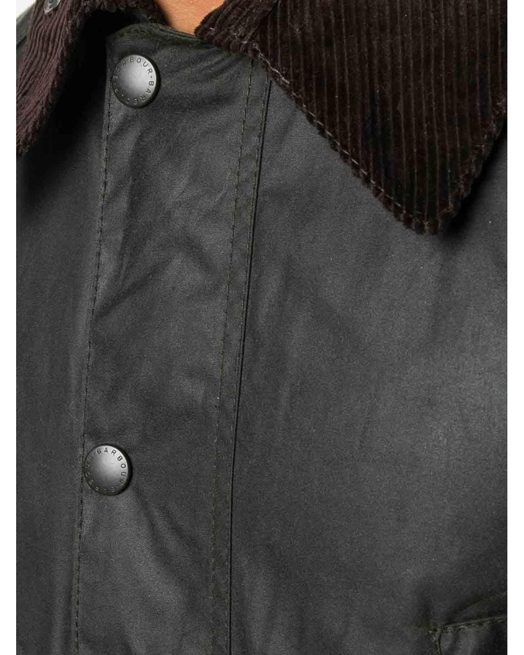 Barbour Black Ribbed Jacket