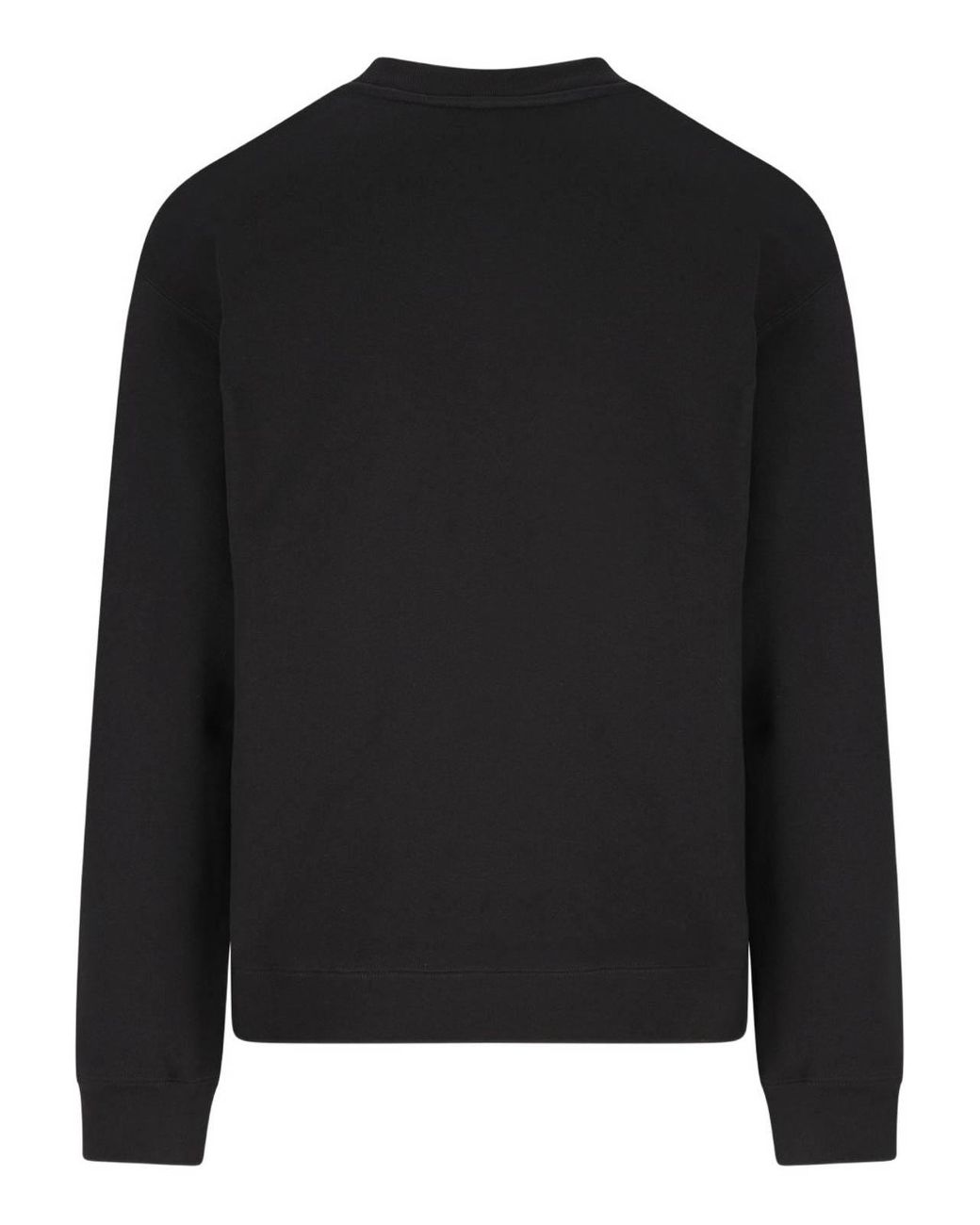 Valentino Garavani Black Cotton Crewneck Sweatshirt for men