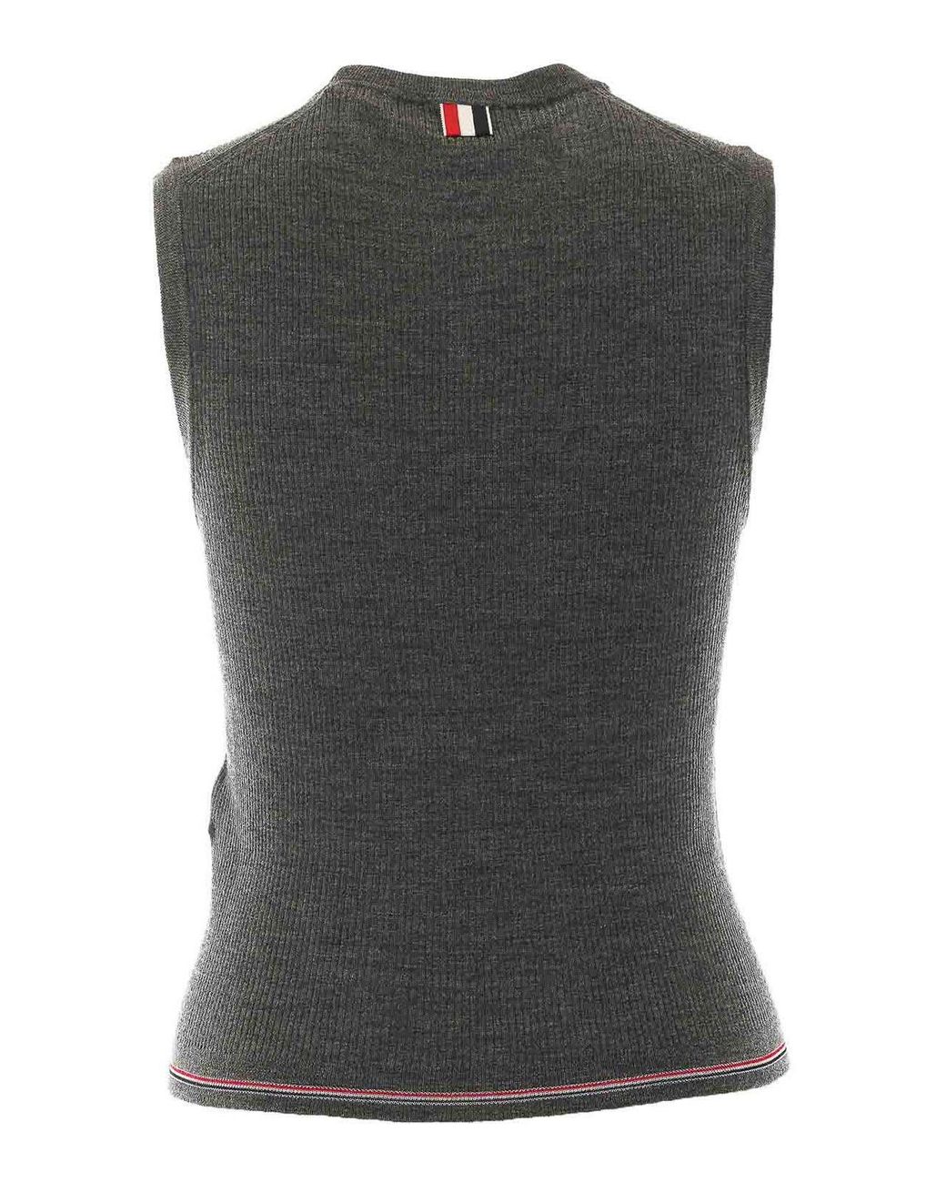 Top Thom Browne en coloris Green