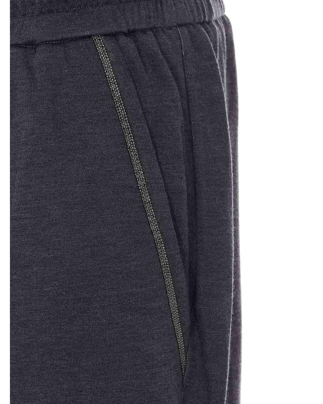 Brunello Cucinelli Blue Track Pants