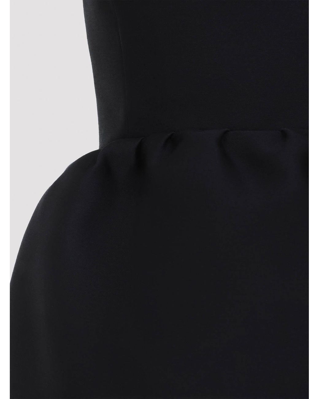 Balenciaga Black Bell Dress