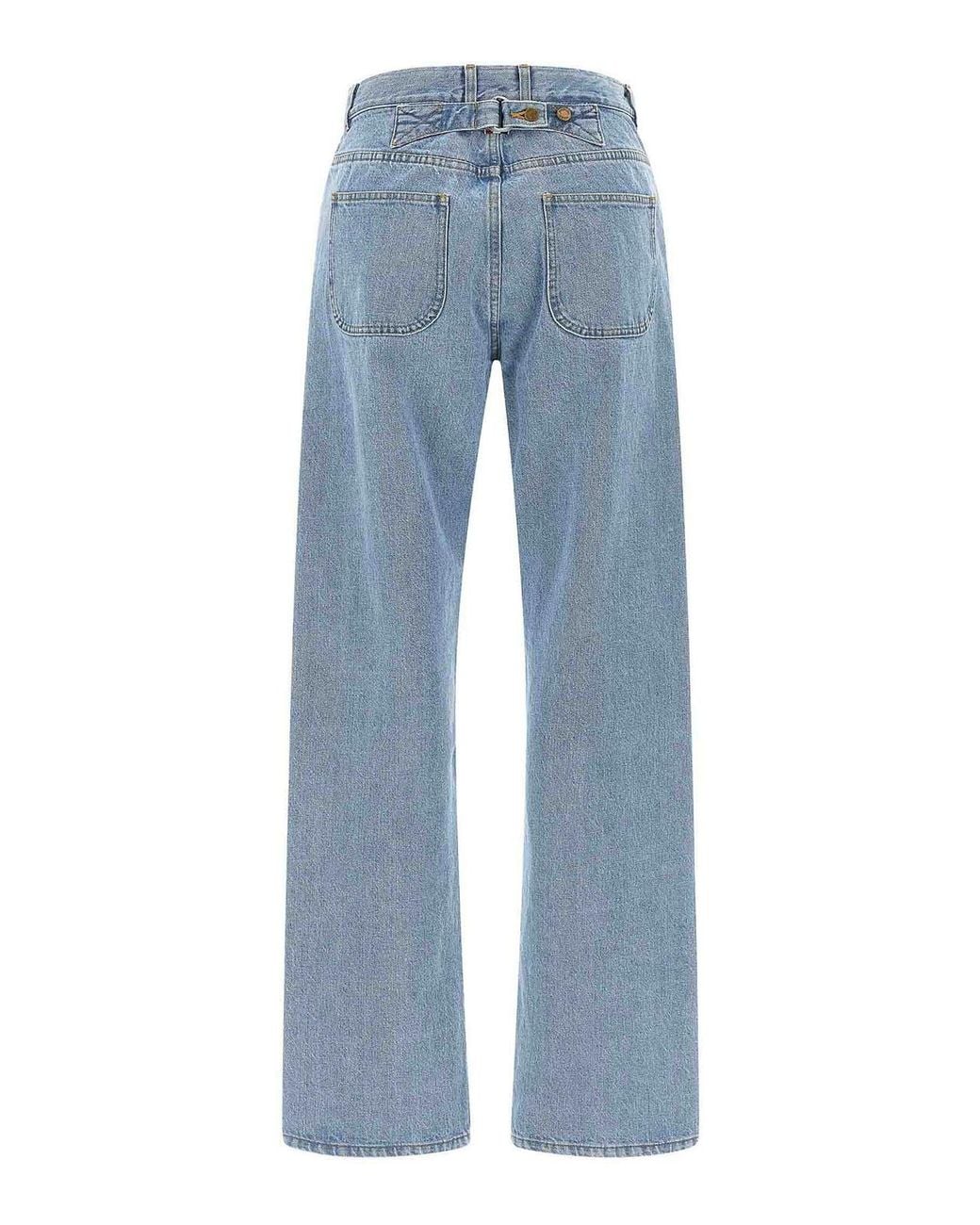 Thom Browne Blue Back Martingale Jeans