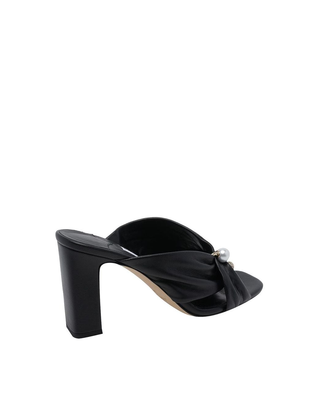 Jimmy Choo Black Rafi Pump Sandals