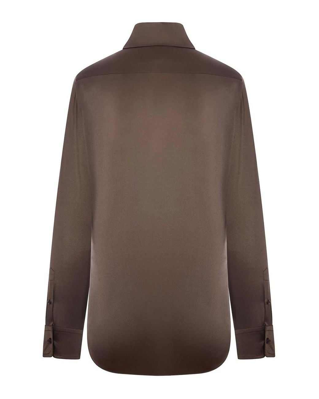 Polo Ralph Lauren Brown Cameron Silk Shirt