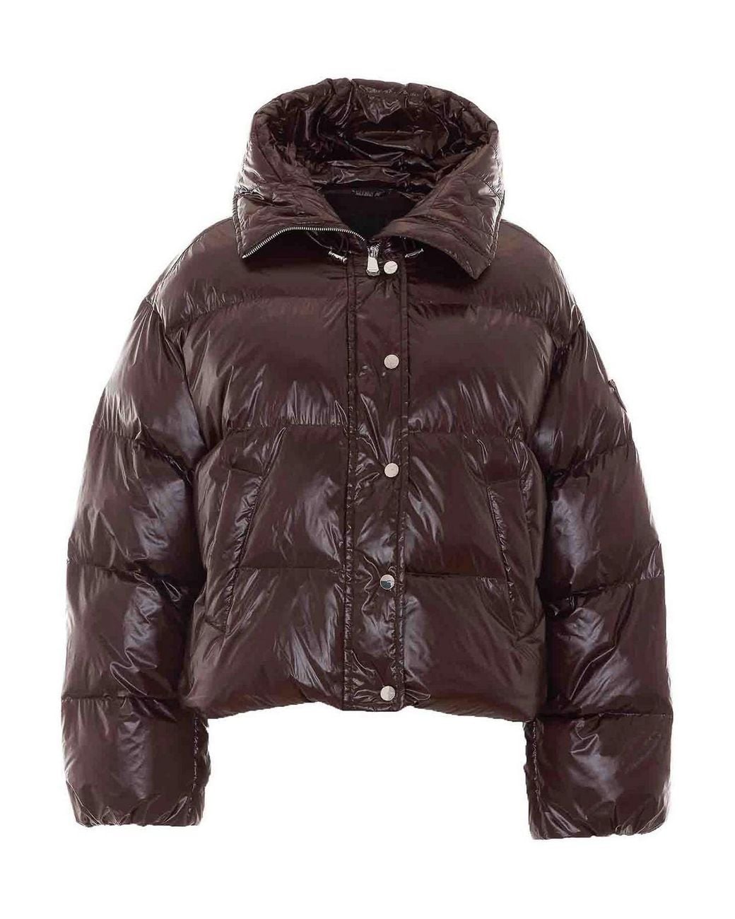 Mulberry Brown Impasto Down Jacket