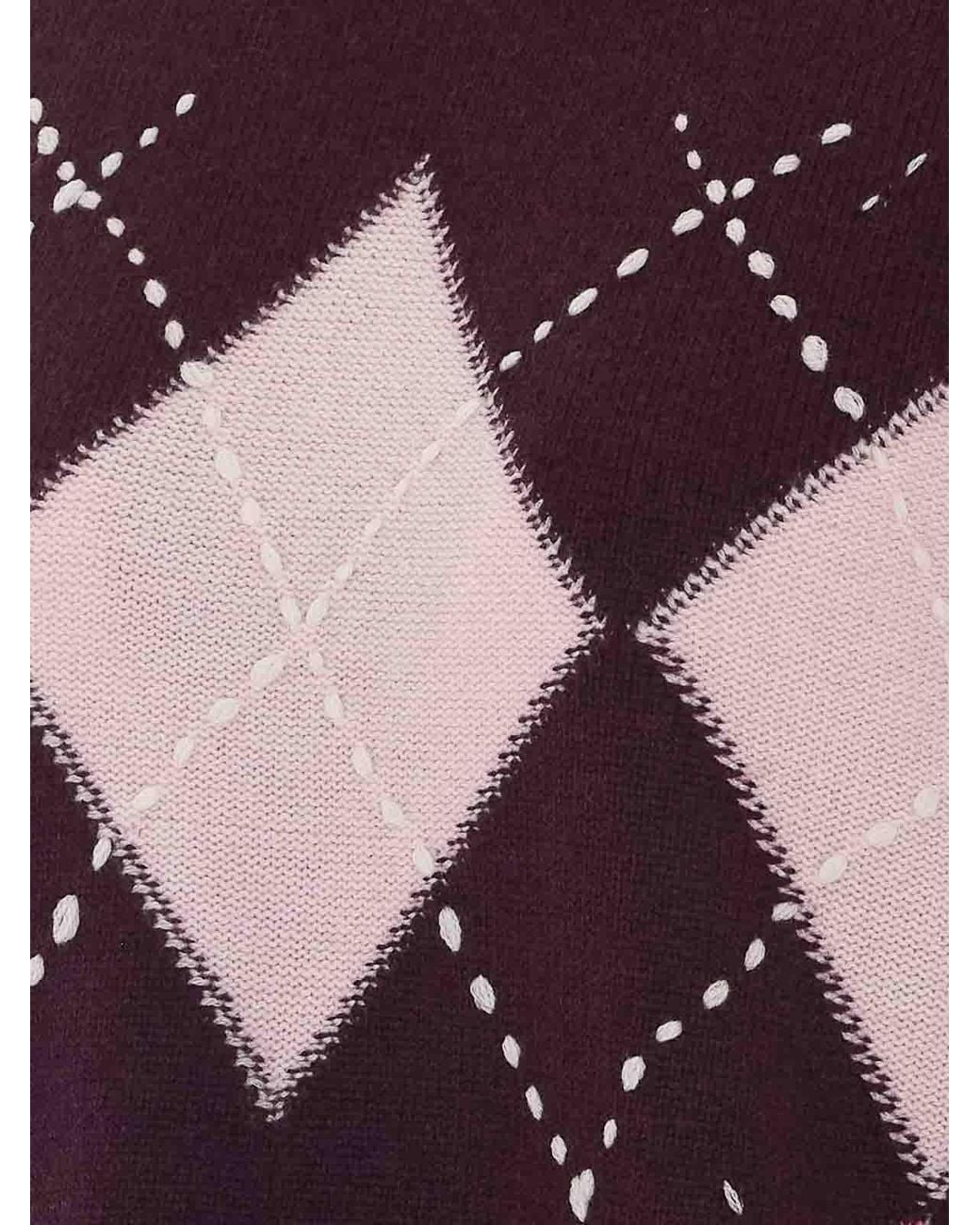 Pinko Purple Polo Sweater