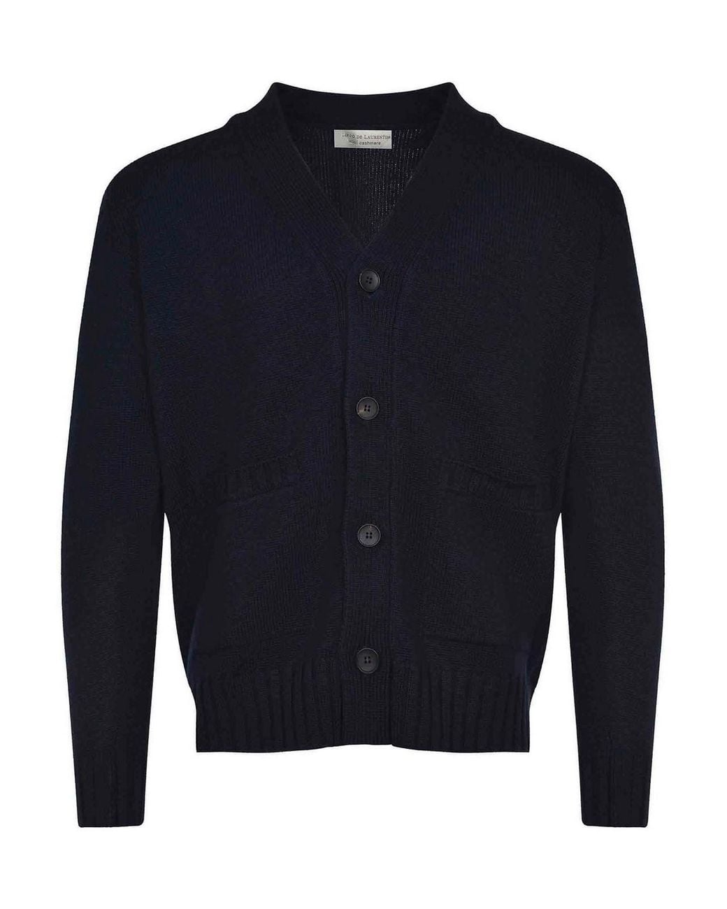 FILIPPO DE LAURENTIIS Blue Cardigan Made From Wool for men