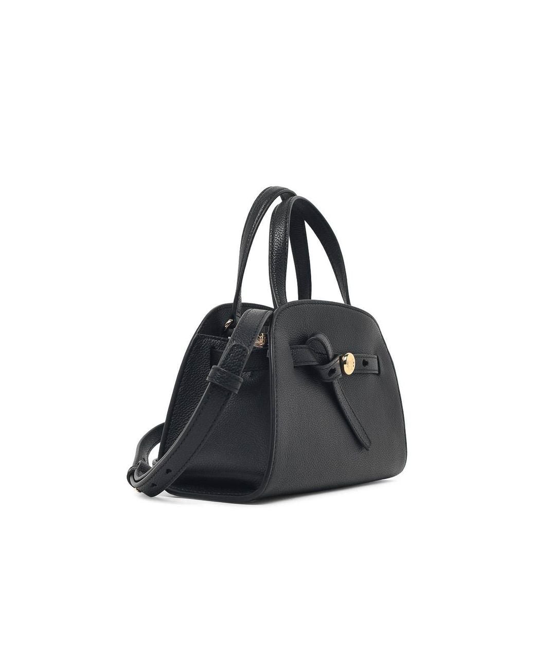 Tory Burch Black Romy Small Leather Top Case