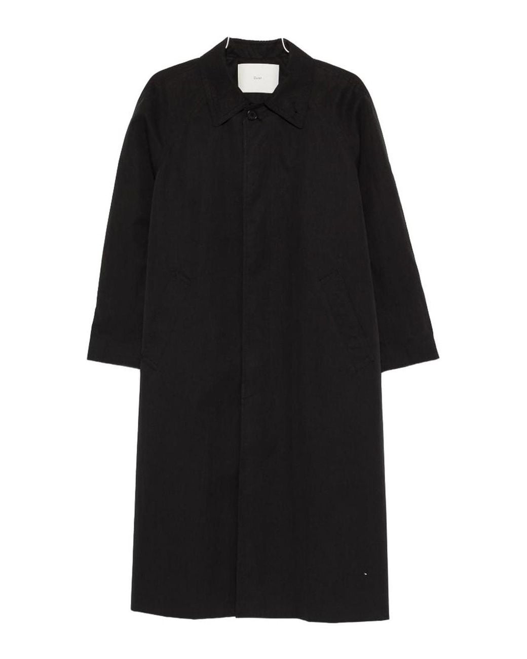 DUNST Black Cotton Blend Coat