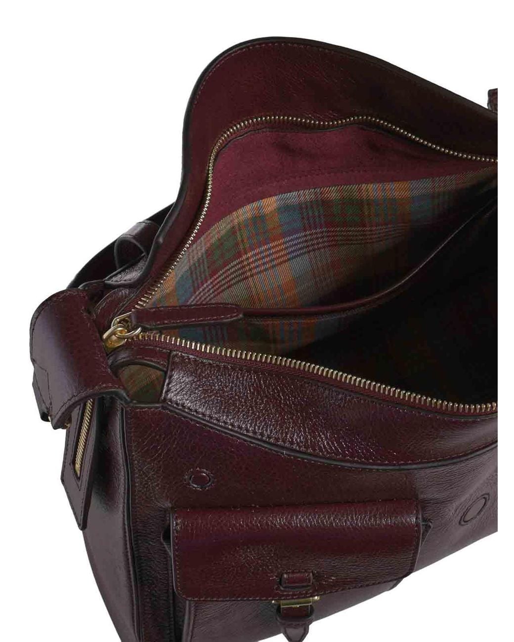Mulberry Brown Roxanne Leather Shoulder Bag
