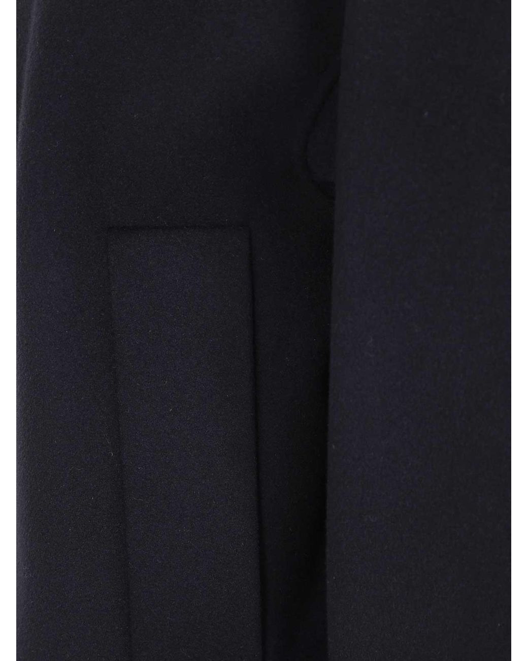 Sportmax Blue Spx Ondata Double Wool Bomber Jacket