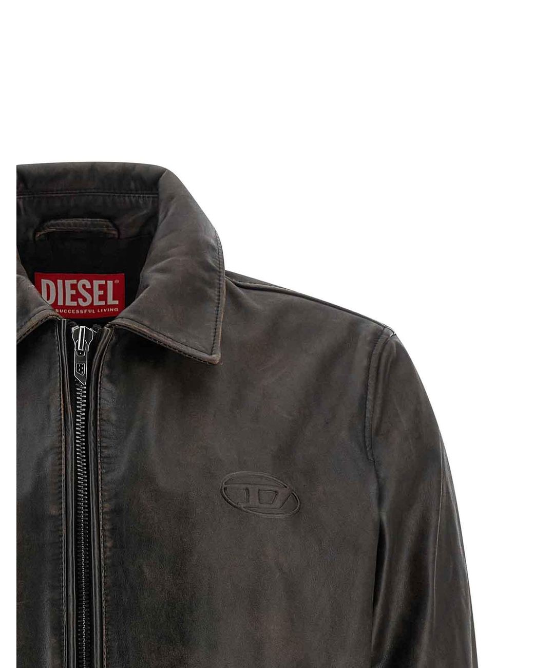 DIESEL Black L-Amar-Wrd Jacket for men