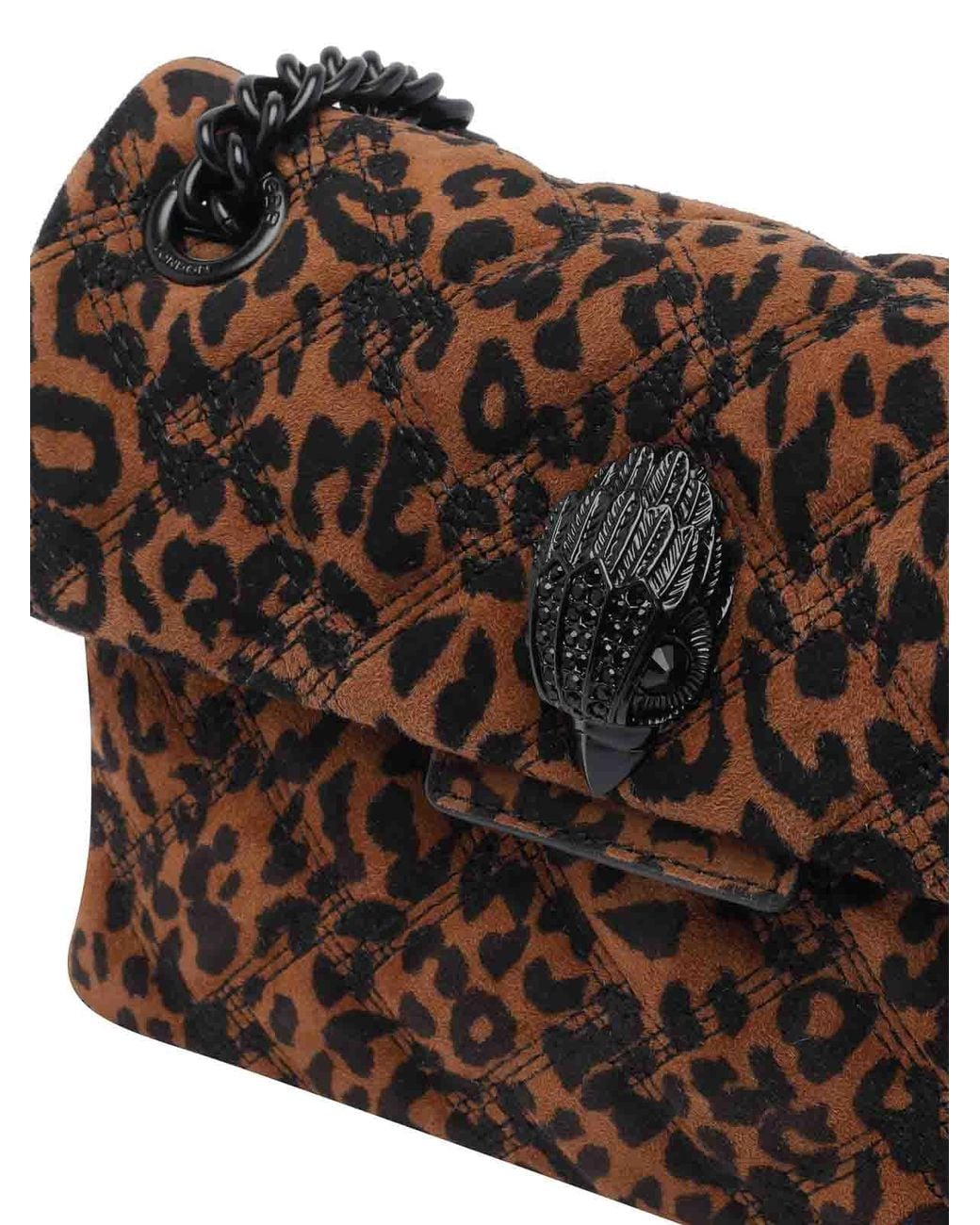 Kurt Geiger Brown Mini Kensington Crossbody Bag