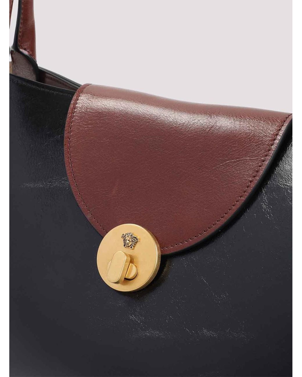 Versace Black Medium E/W Shoulder Bag