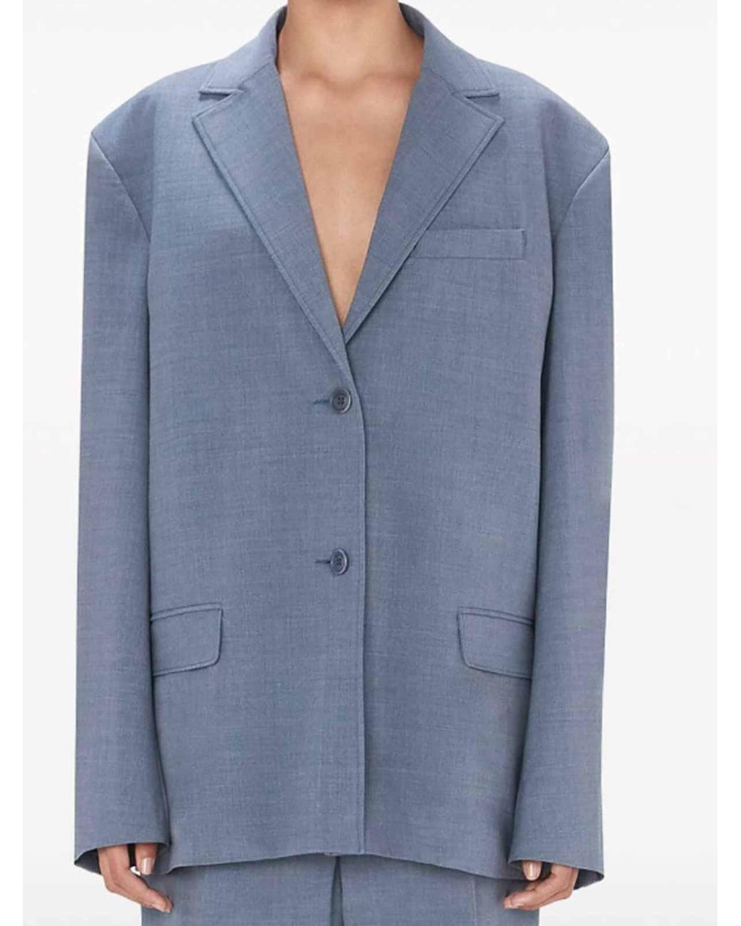J.W. Anderson Blue Single-Breasted Jacket
