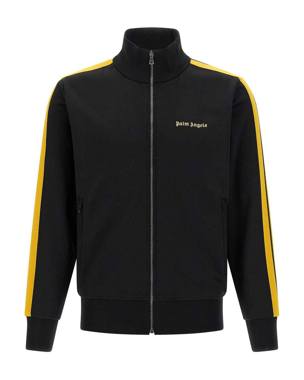 Palm Angels Black Track Sweatshirt for men