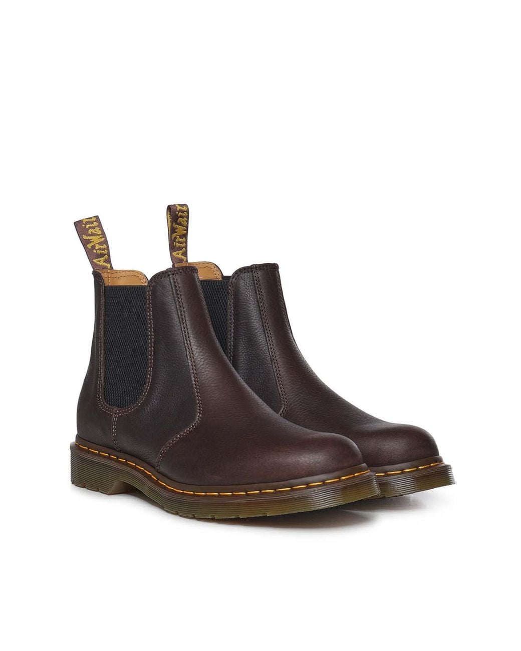 Dr. Martens Black 2976 Leather Chelsea Boots for men