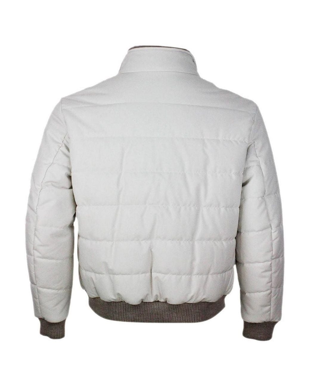 Barba Napoli Gray Down Jacket for men