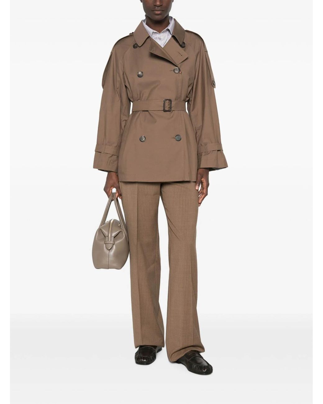Max Mara Brown Rainwear