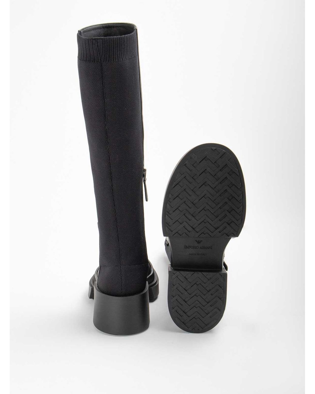 Emporio Armani Black Boots