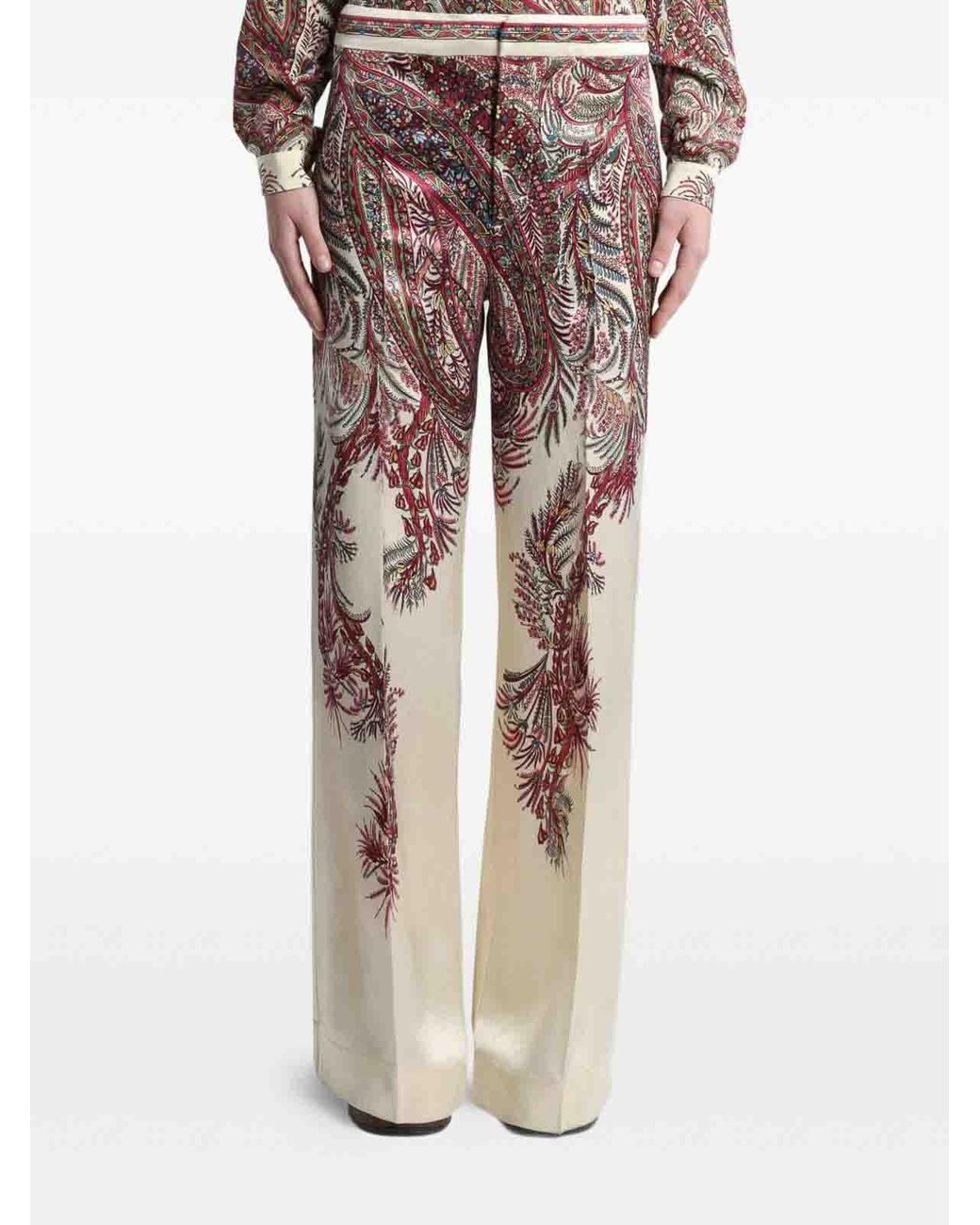Etro Natural Palazzo Trousers