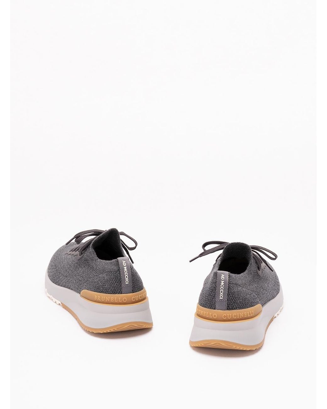 Brunello Cucinelli Sneaker in Gray für Herren