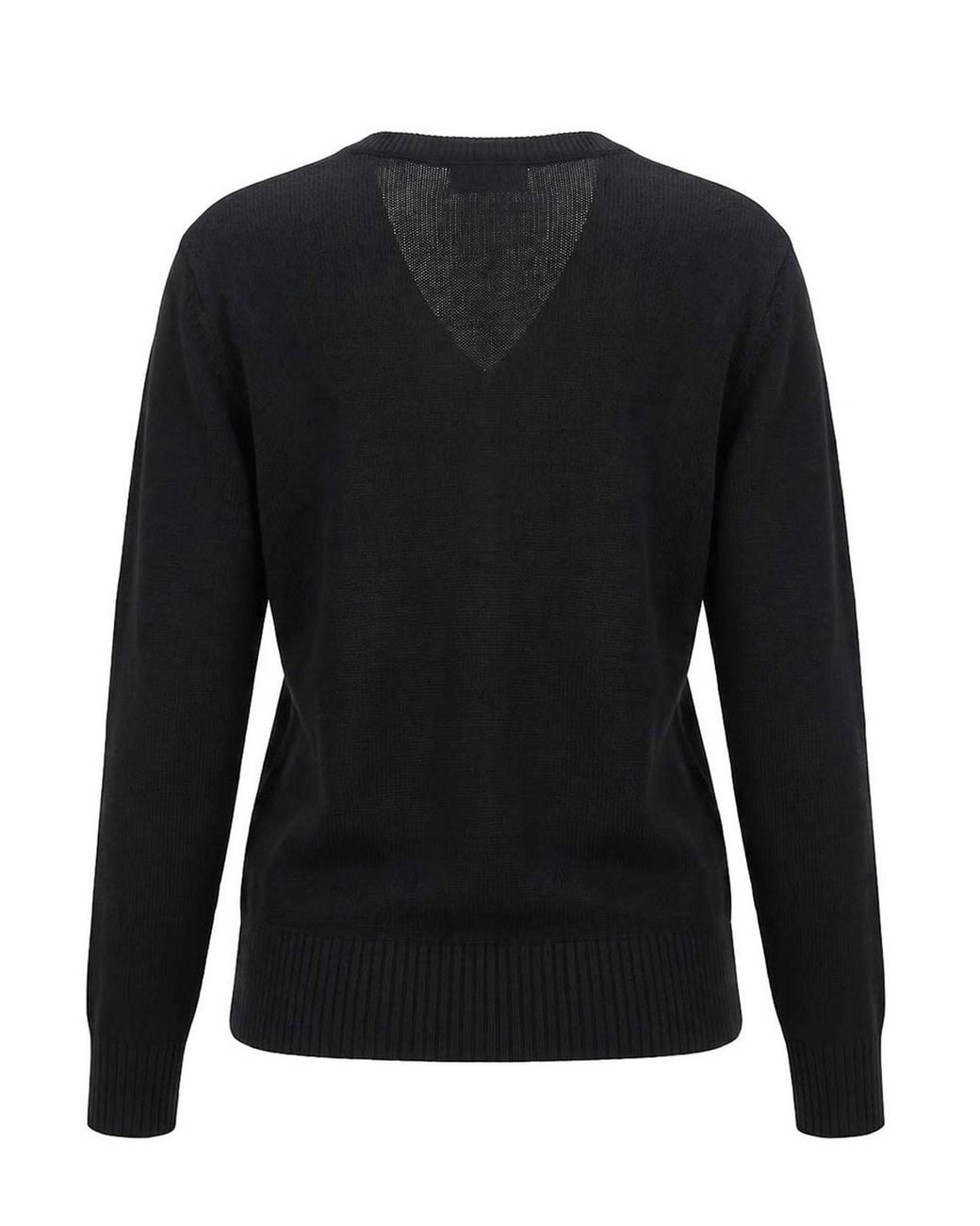 Drumohr Black V-Neck Sweater