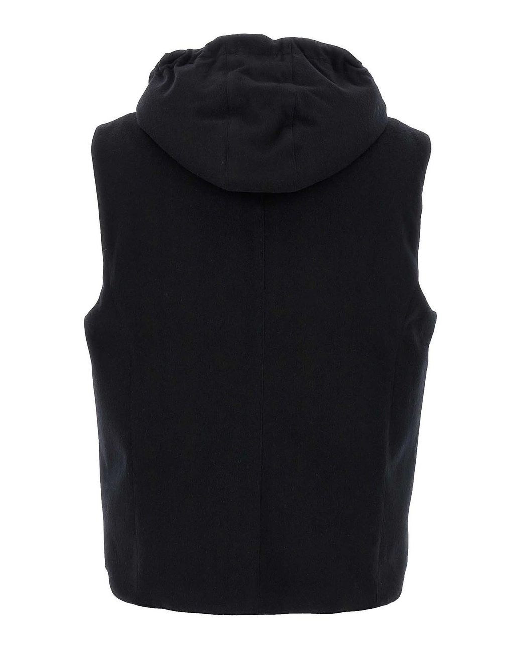 Brunello Cucinelli Blue Padded Wool Vest for men