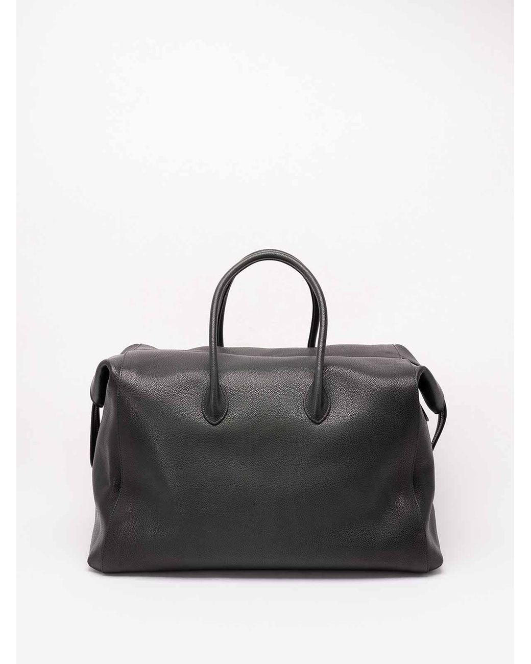 Santoni Black Duffle Bag for men