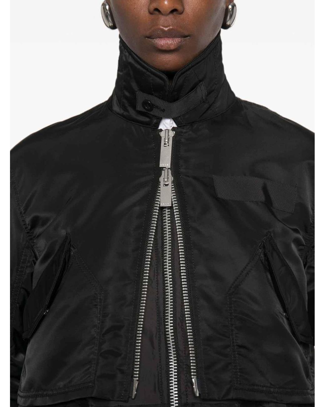 Sacai Black Short Jacket