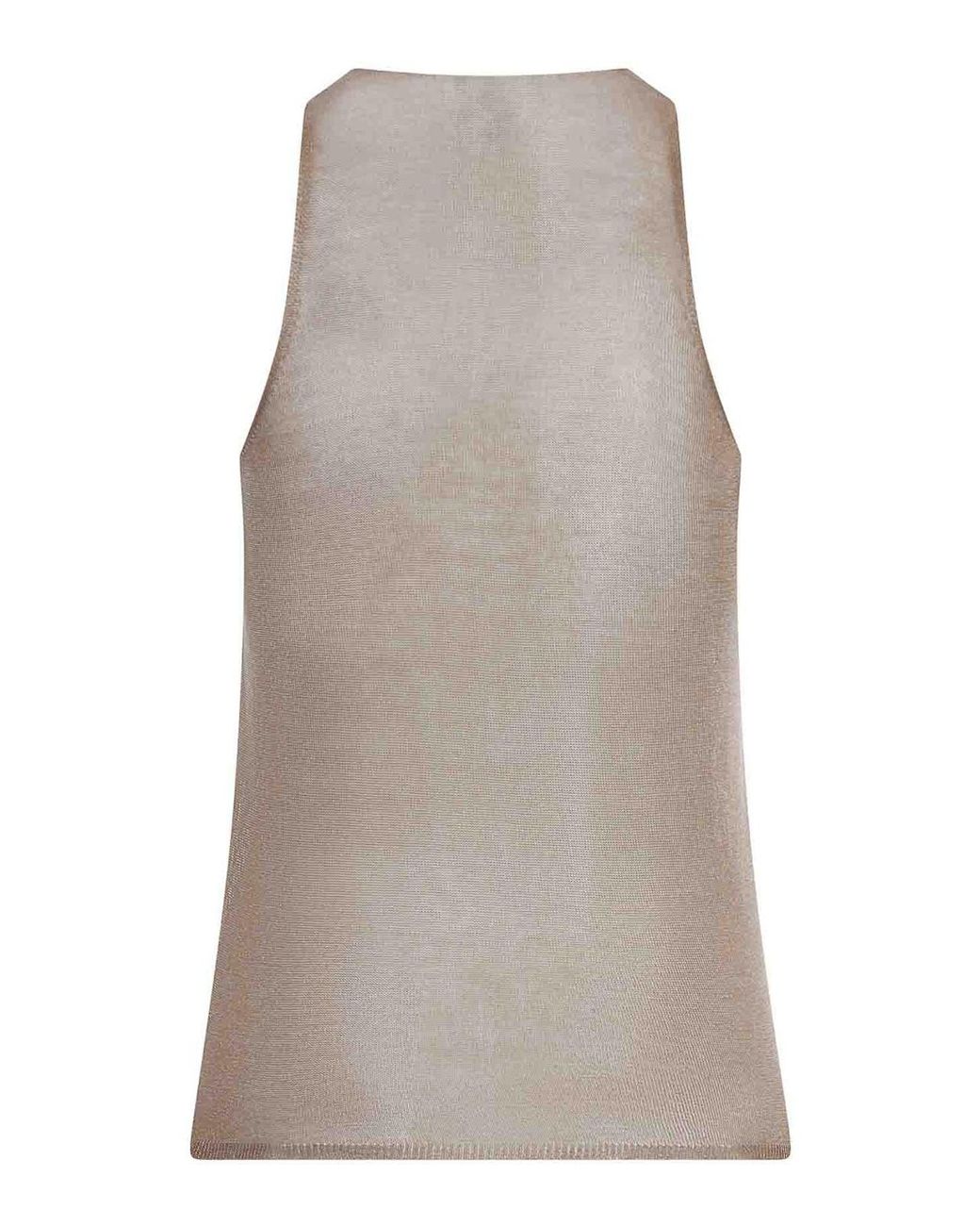 Giorgio Armani Gray Knit Top