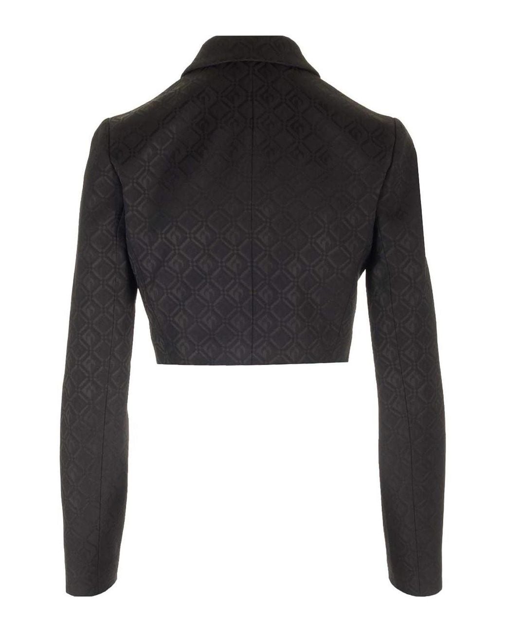 MARINE SERRE Black Jacquard Jacket