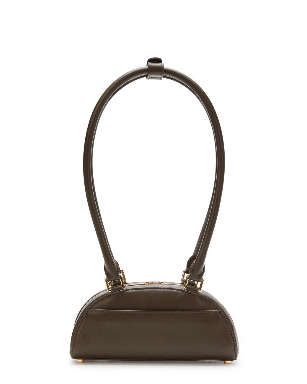 Self-Portrait Brown Leather Shoulder Bag With Charms