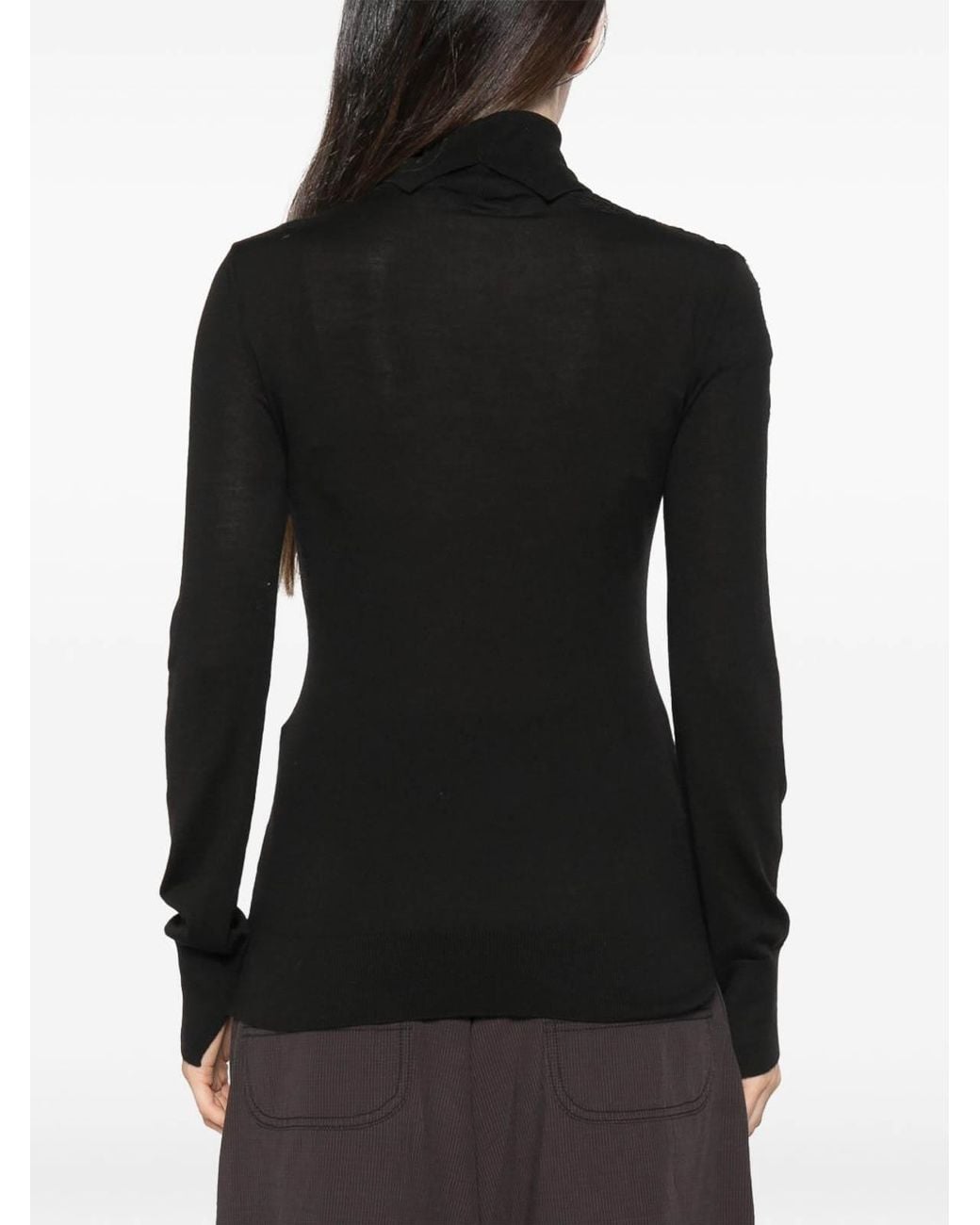 Pull Col Roulé Ermanno Scervino en coloris Black