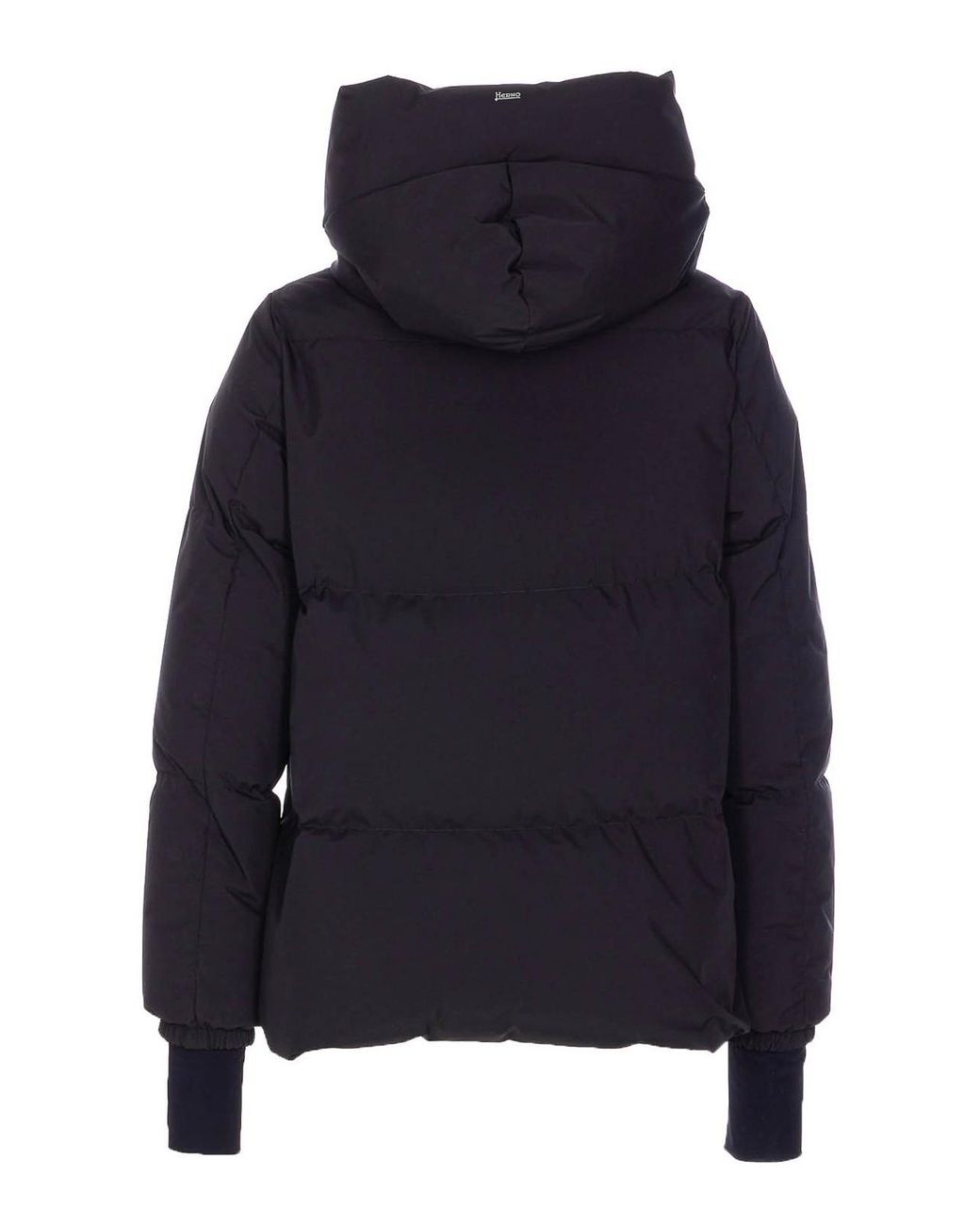 Herno Blue Padded Puffer Jacket With Hood