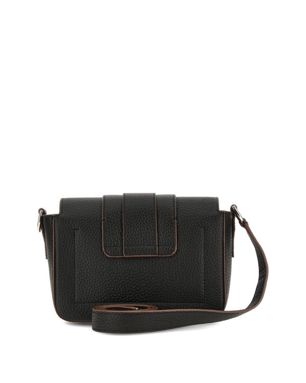 Hogan Black Leather Crossbody Bag