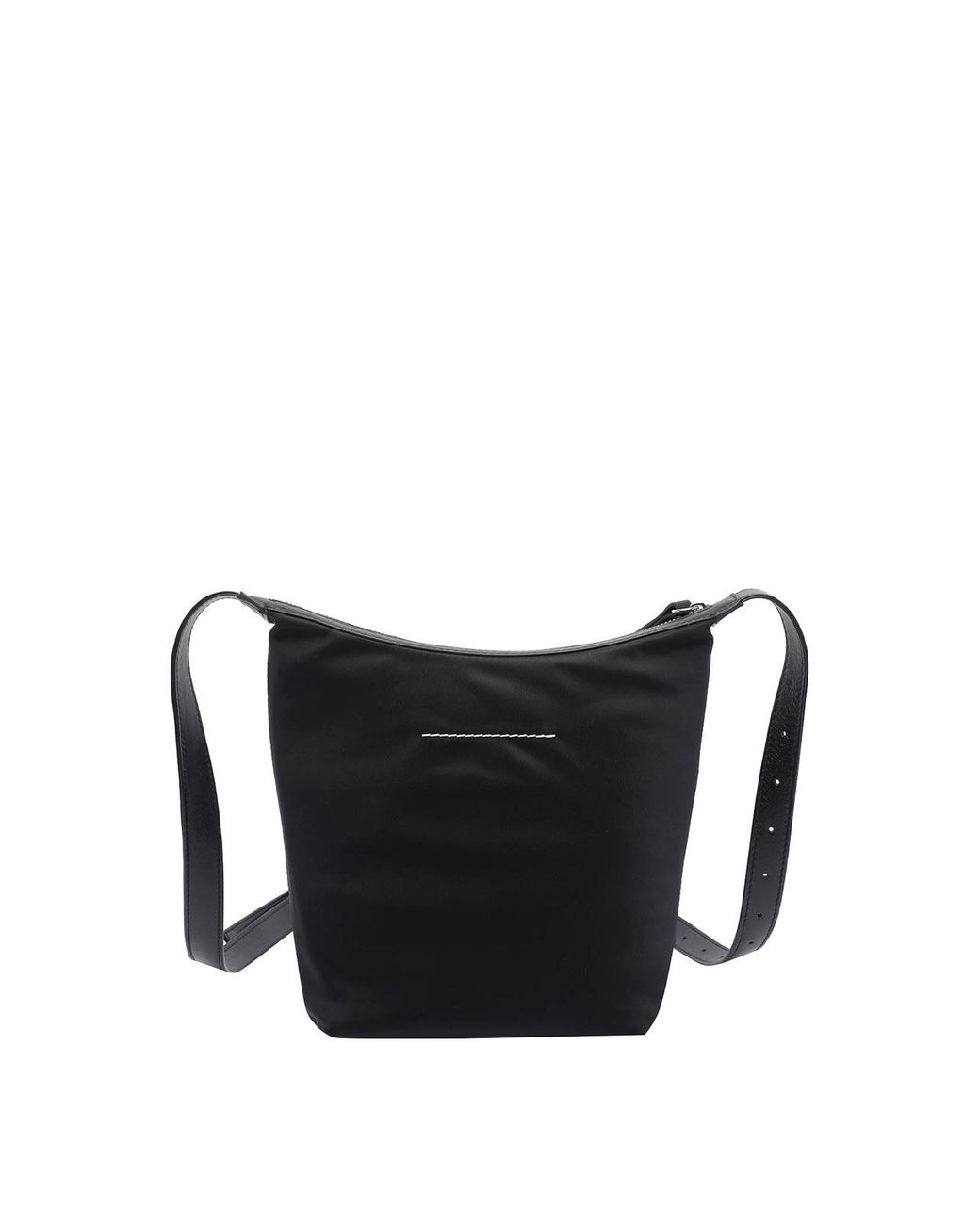 MM6 by Maison Margiela Black Numeric Vertical Crossbody Bag for men