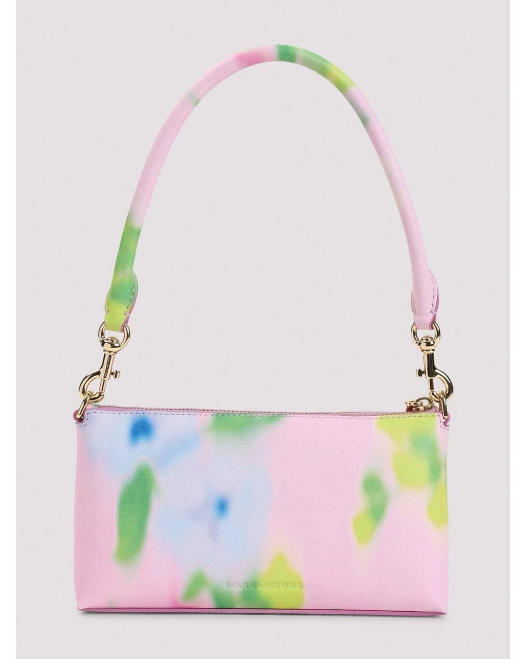Marc Jacobs Pink Floral Snapshot Shoulder Bag